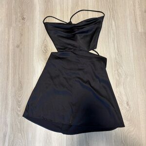 Short flow satin shein dress